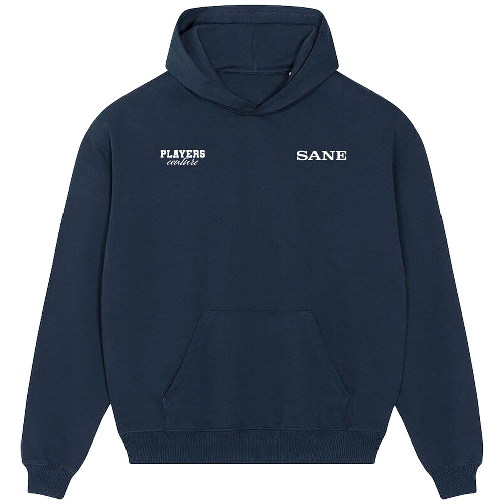 Leroy Sane Logo Players Couture Men's Casual Hoodie Navy