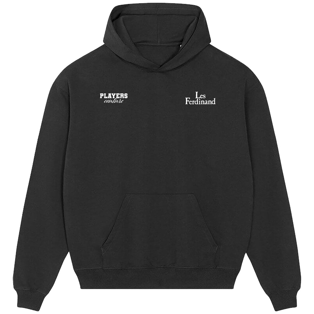 Les Ferdinand Logo Players Couture Men's Casual Hoodie Black