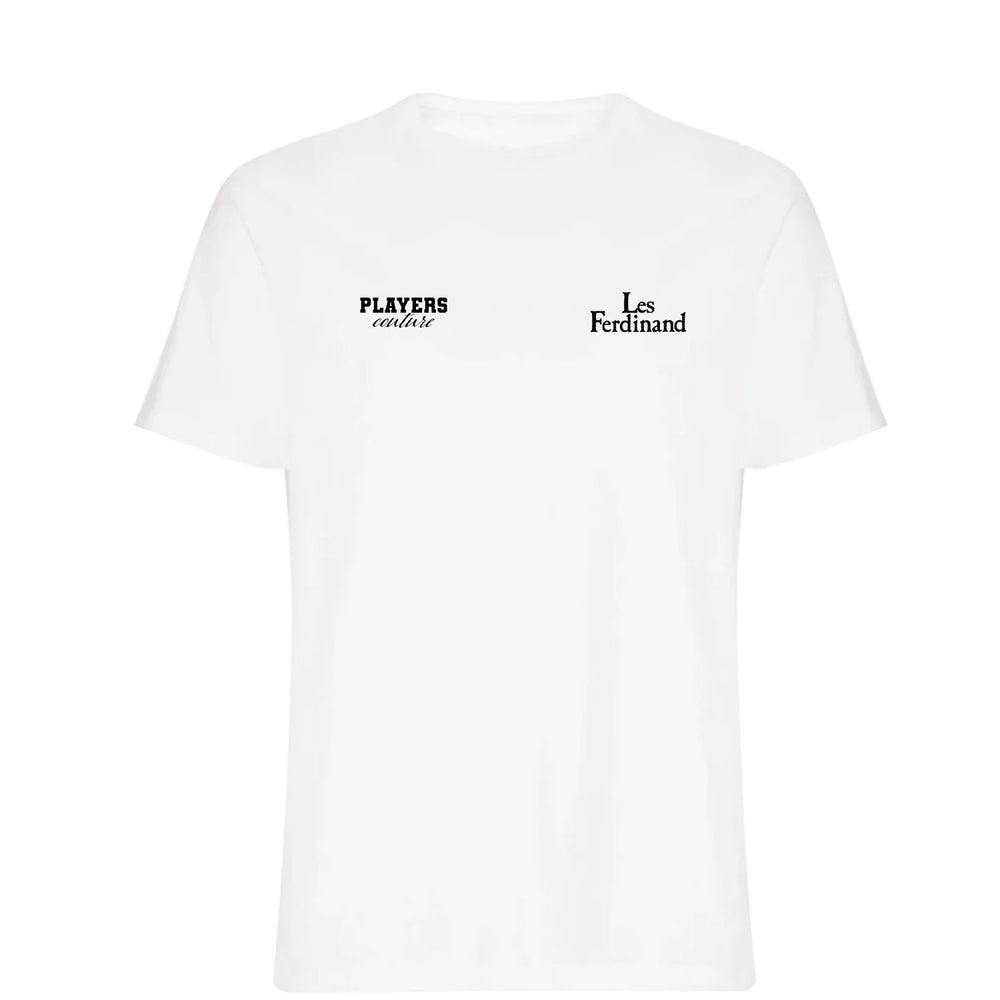 Les Ferdinand Logo Players Couture Men's T-Shirt White