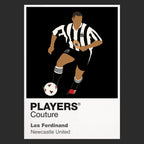 Les Ferdinand Newcastle United Icon Frame — Black