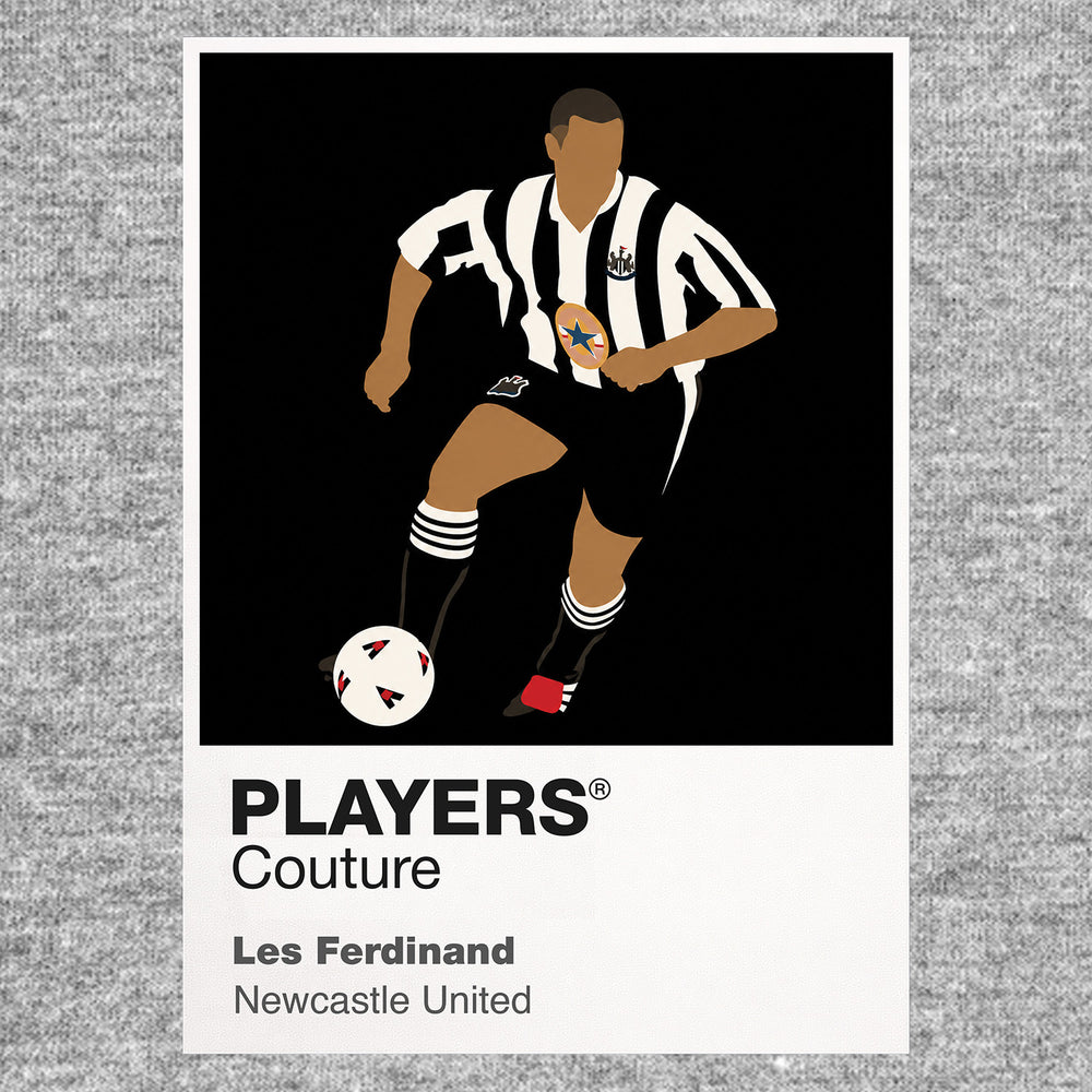 Les Ferdinand Newcastle United Icon Frame — Gray