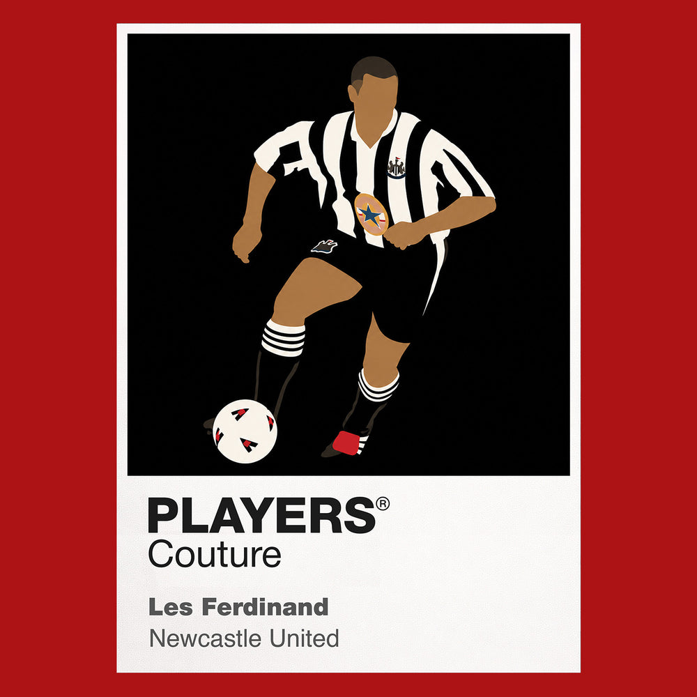 Les Ferdinand Newcastle United Icon Frame — Red