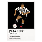 Les Ferdinand Newcastle United Icon Frame — White