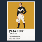 Lester Piggott horse racing hoodie – navy view