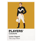 Lester Piggott horse racing T-shirt – white view