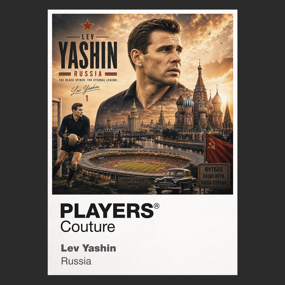 Lev Yashin Russia Atlas Frame artwork by Players Couture