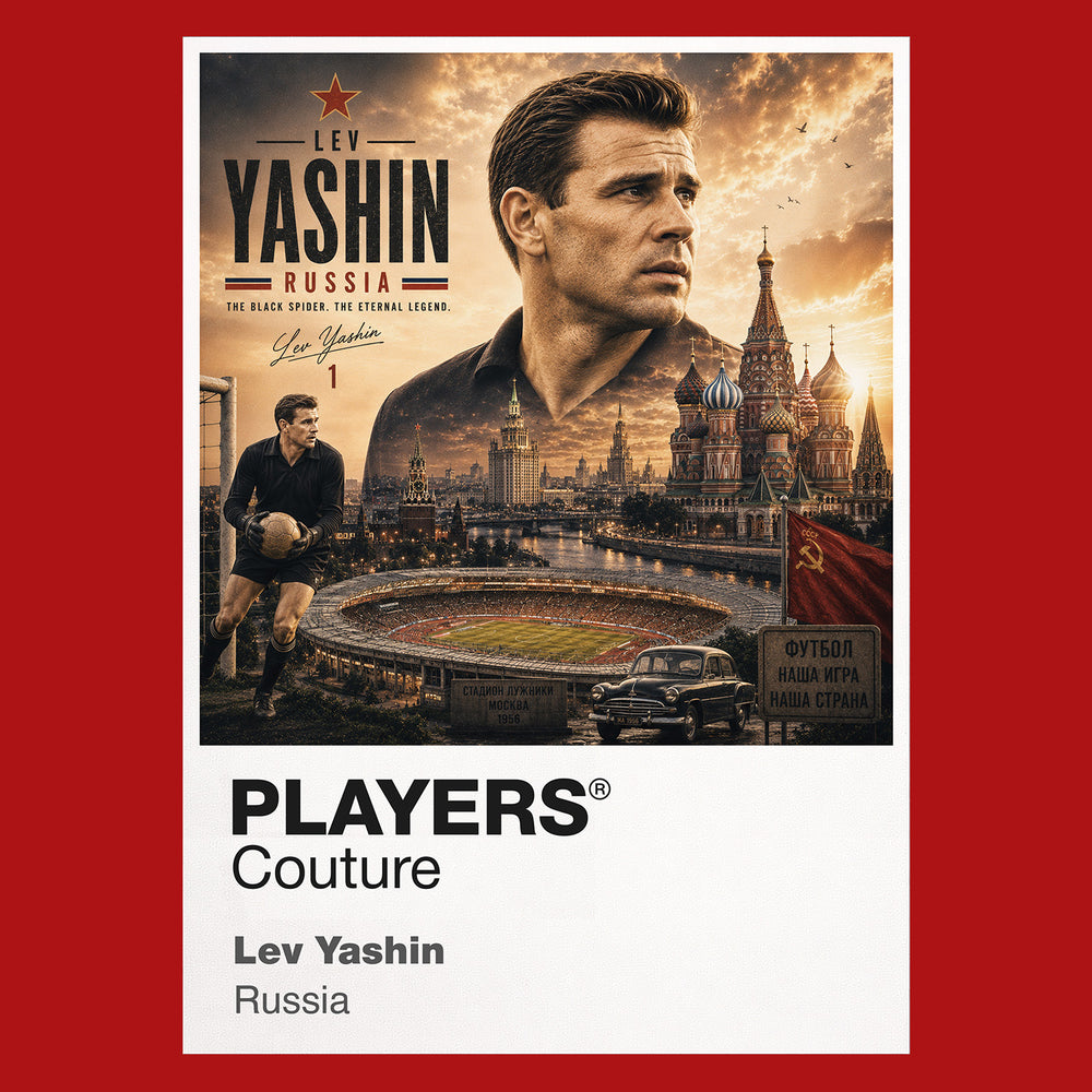 Lev Yashin Russia Atlas Frame artwork by Players Couture