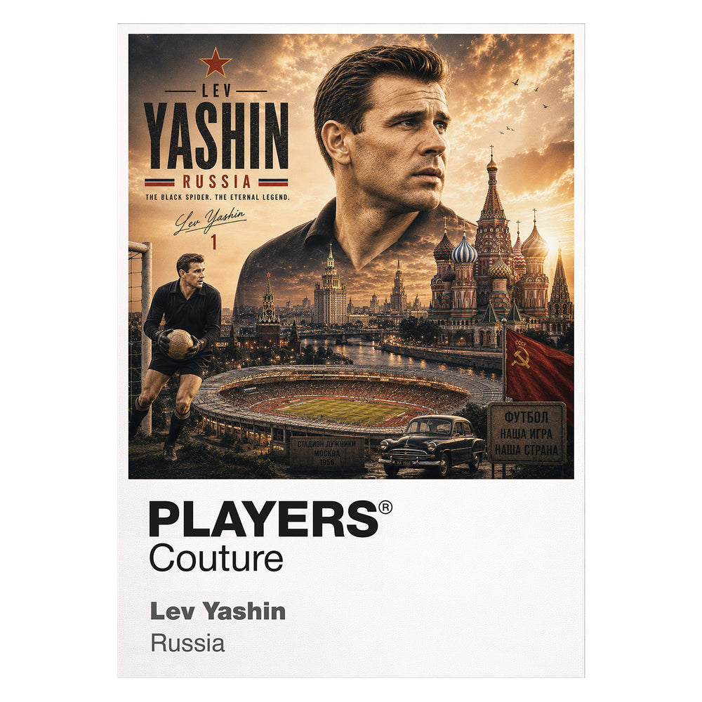 Lev Yashin Russia Atlas Frame artwork by Players Couture