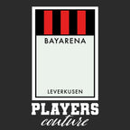Bayer Leverkusen hoodie – black men's hoodie with white Bayer Leverkusen letters and Players Couture logo on the chest