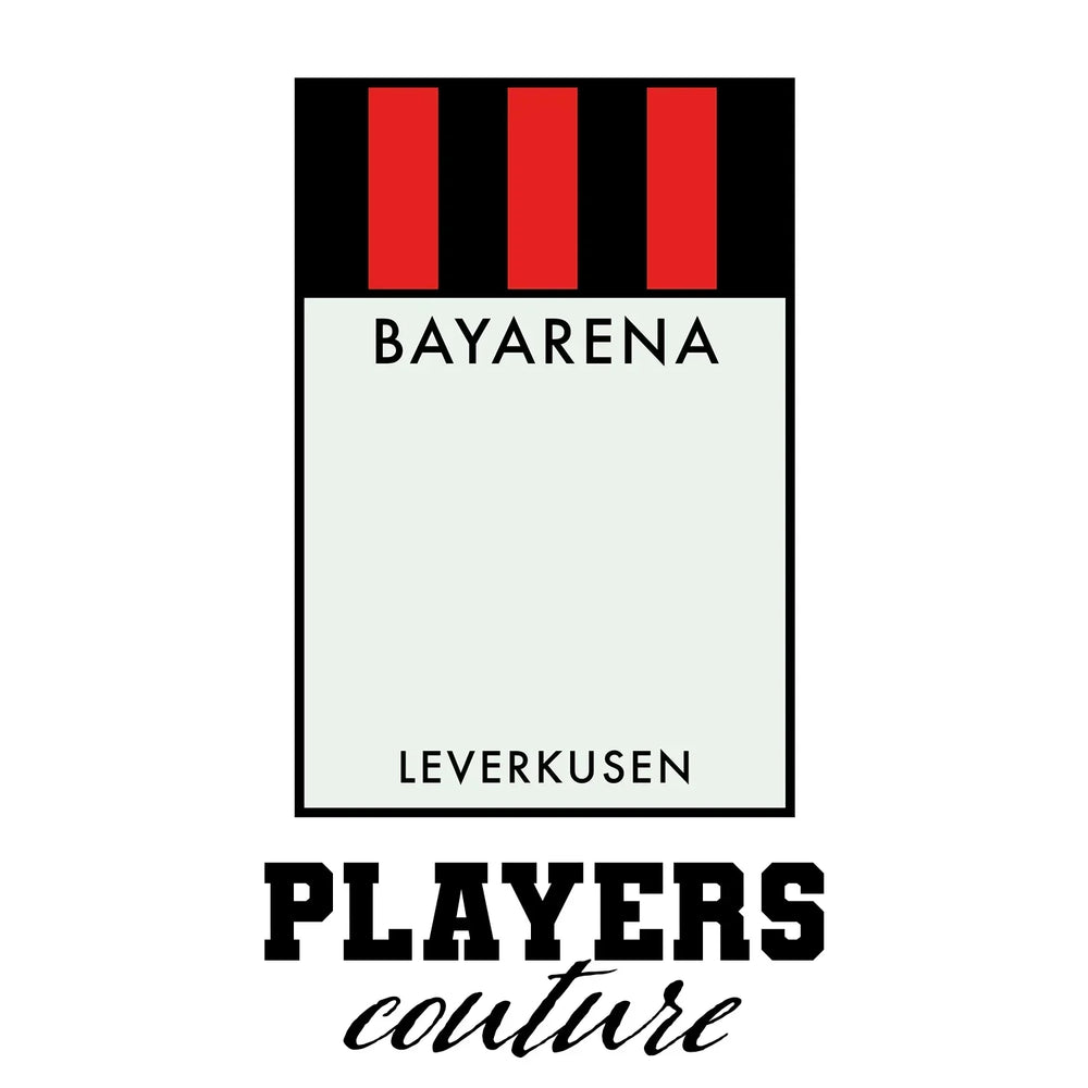 Bayer Leverkusen Monopoly Card hoodie – white men's hoodie with black Bayer Leverkusen Monopoly Card letters and Players