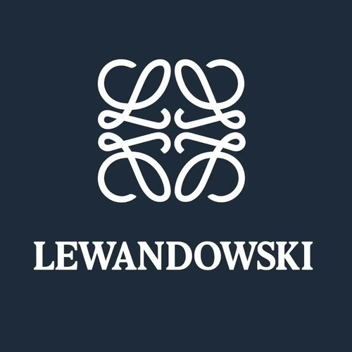 Robert Lewandowski Logo Men's T-Shirt – navy close-up detail shot of the Robert Lewandowski Players Couture logo design