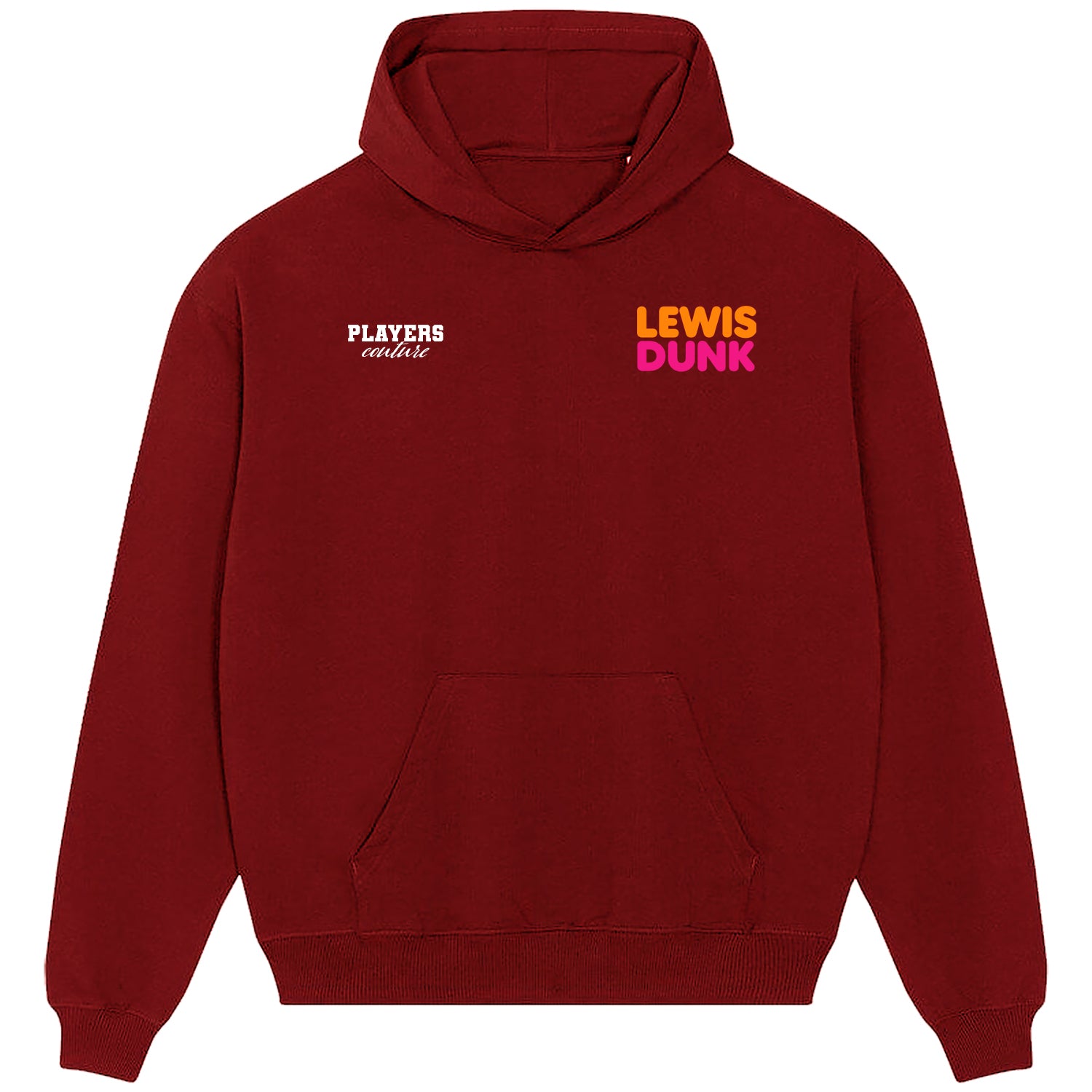Lewis Dunk Logo Players Couture Men's Casual Hoodie Red