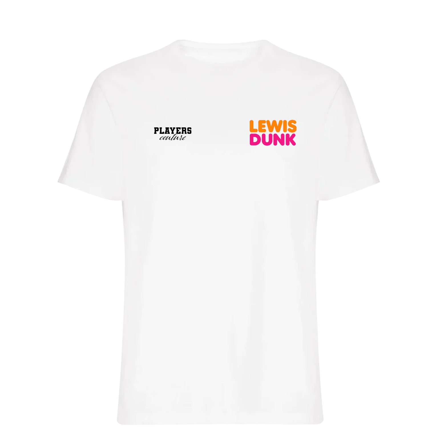 Lewis Dunk Logo Players Couture Mens T-Shirt White