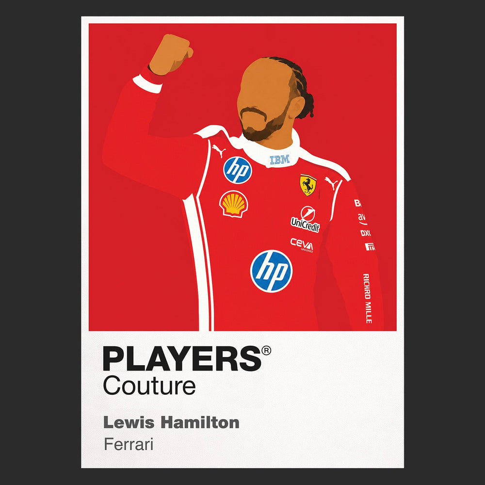 Lewis Hamilton Ferrari Formula 1 T-shirt – black view
