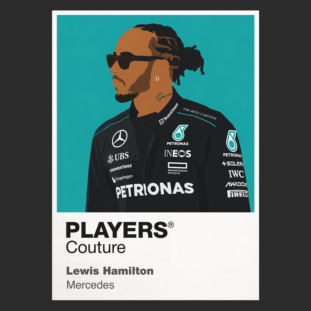 Lewis Hamilton Mercedes Formula 1 T-shirt – black view