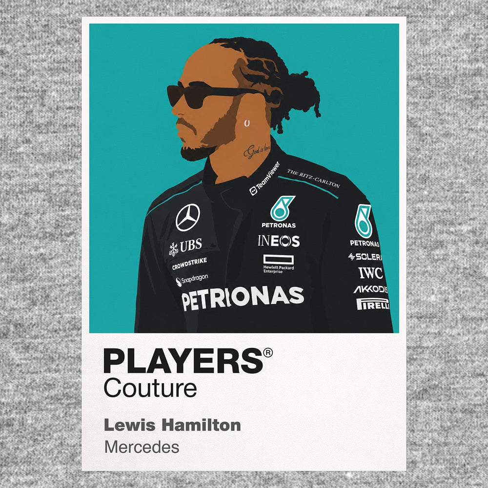 Lewis Hamilton Mercedes Formula 1 T-shirt – grey view