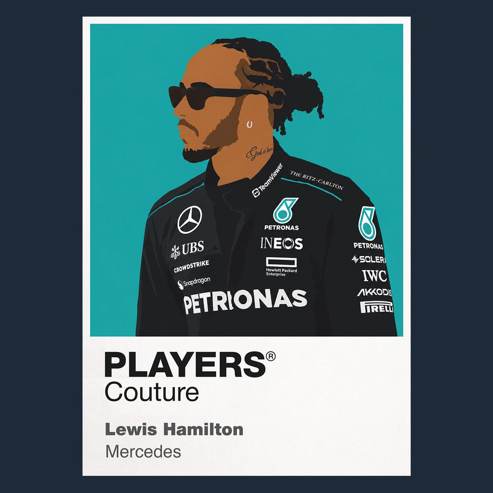 Lewis Hamilton Mercedes Formula 1 T-shirt – navy view
