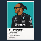 Lewis Hamilton Mercedes Formula 1 T-shirt – navy view
