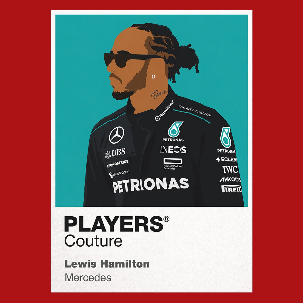 Lewis Hamilton Mercedes Formula 1 T-shirt – red view