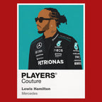 Lewis Hamilton Mercedes Formula 1 T-shirt – red view