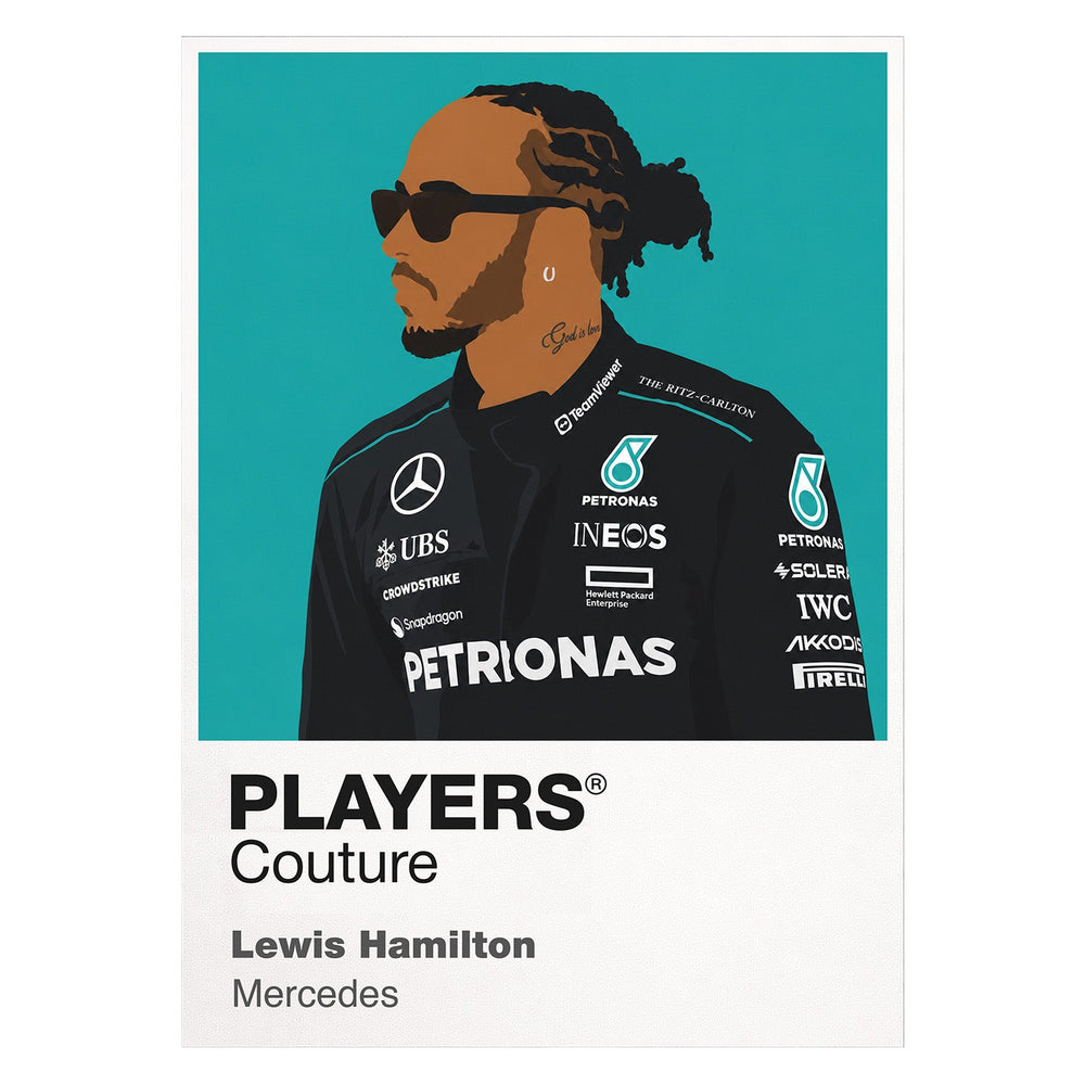 Lewis Hamilton Mercedes Formula 1 T-shirt – white view