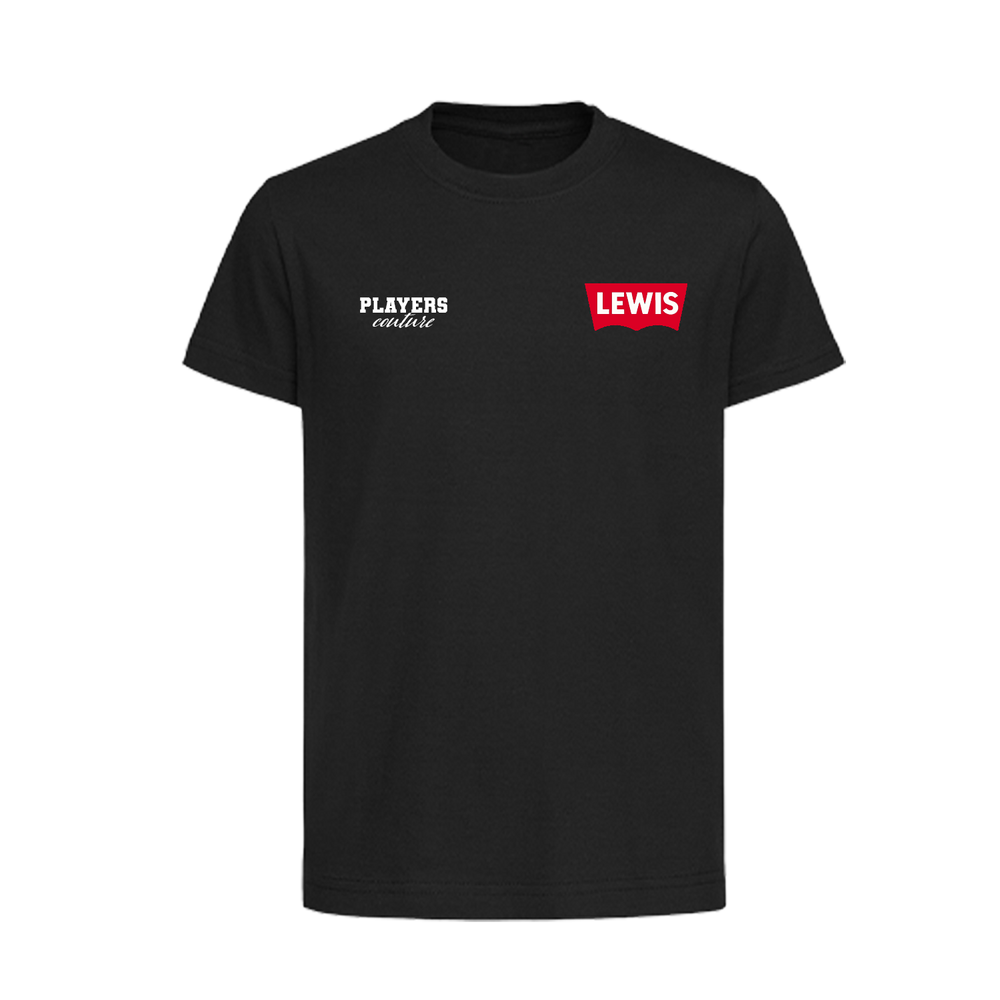 Lewis Logo Players Couture Kids T-Shirt Black
