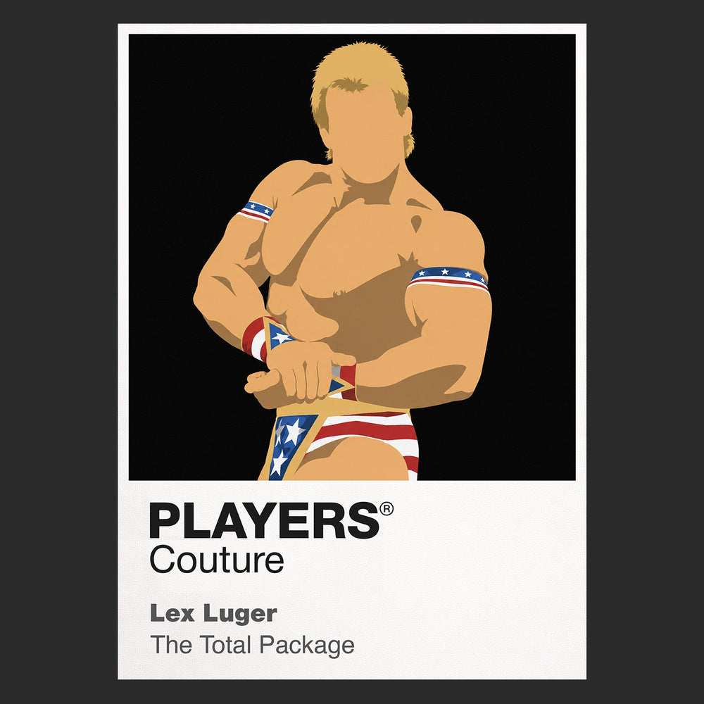 Lex Luger Wrestling Icon Frame Men's T-Shirt