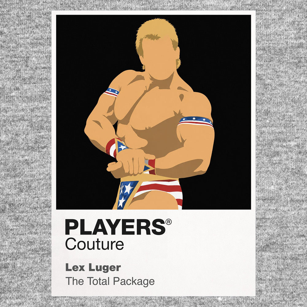 Lex Luger Wrestling Icon Frame Men's Hoodie