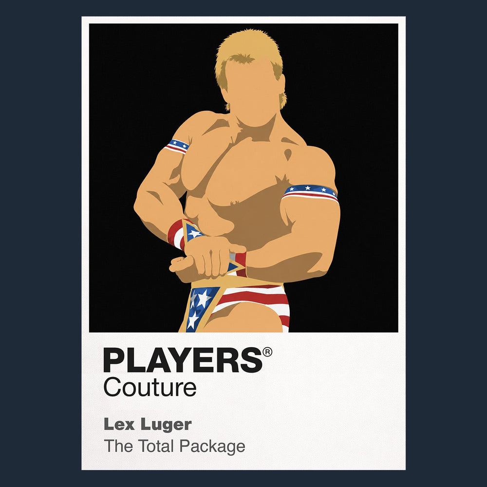 Lex Luger Wrestling Icon Frame Men's T-Shirt