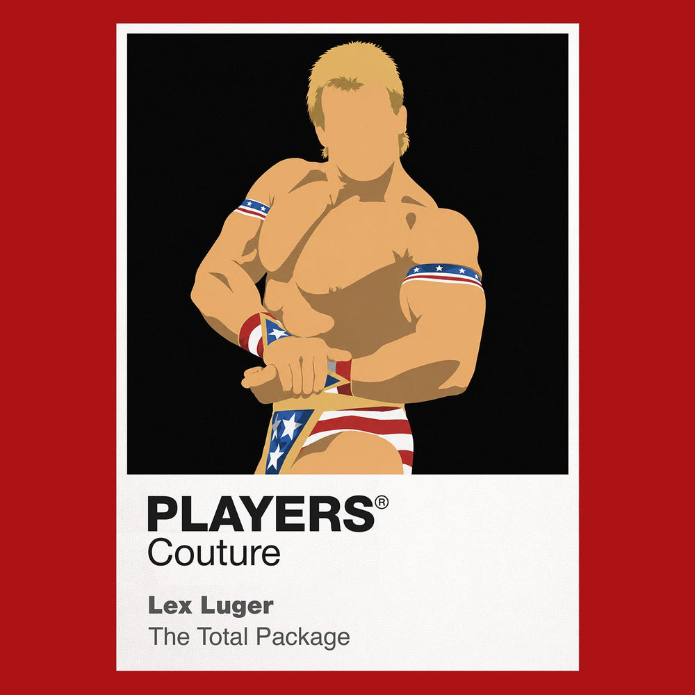Lex Luger Wrestling Icon Frame Men's Hoodie