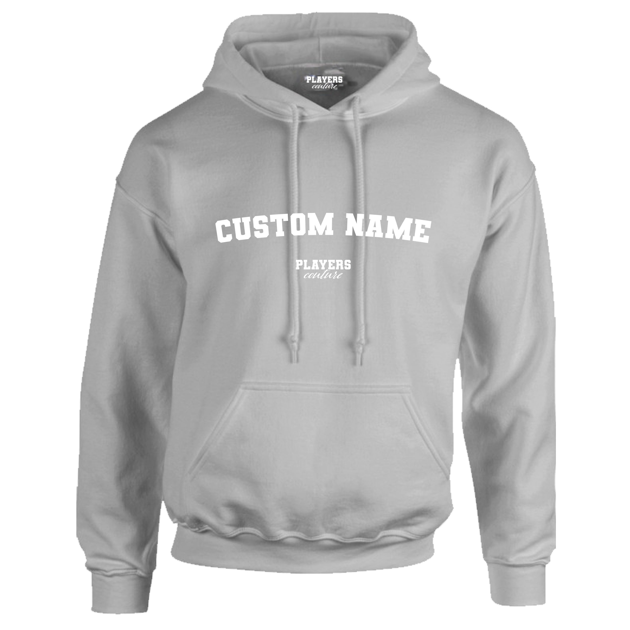 Light Grey Custom Great Value Players Couture Men's Basic Hoodie Light Gray
