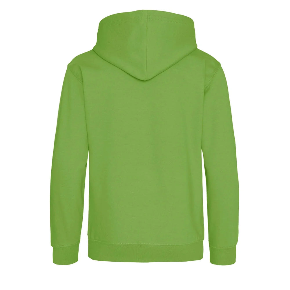 Essentials Collection hoodie – green kids' hoodie with white Essentials Collection letters and Players Couture logo on the