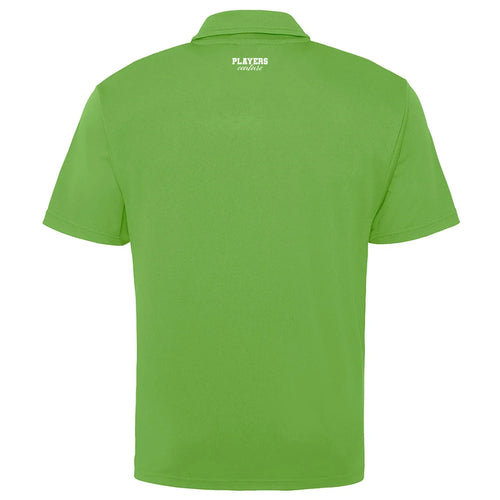 Essentials Collection Men's Cool Active Lime Green Polo Shirt - Icon Design (View 2)