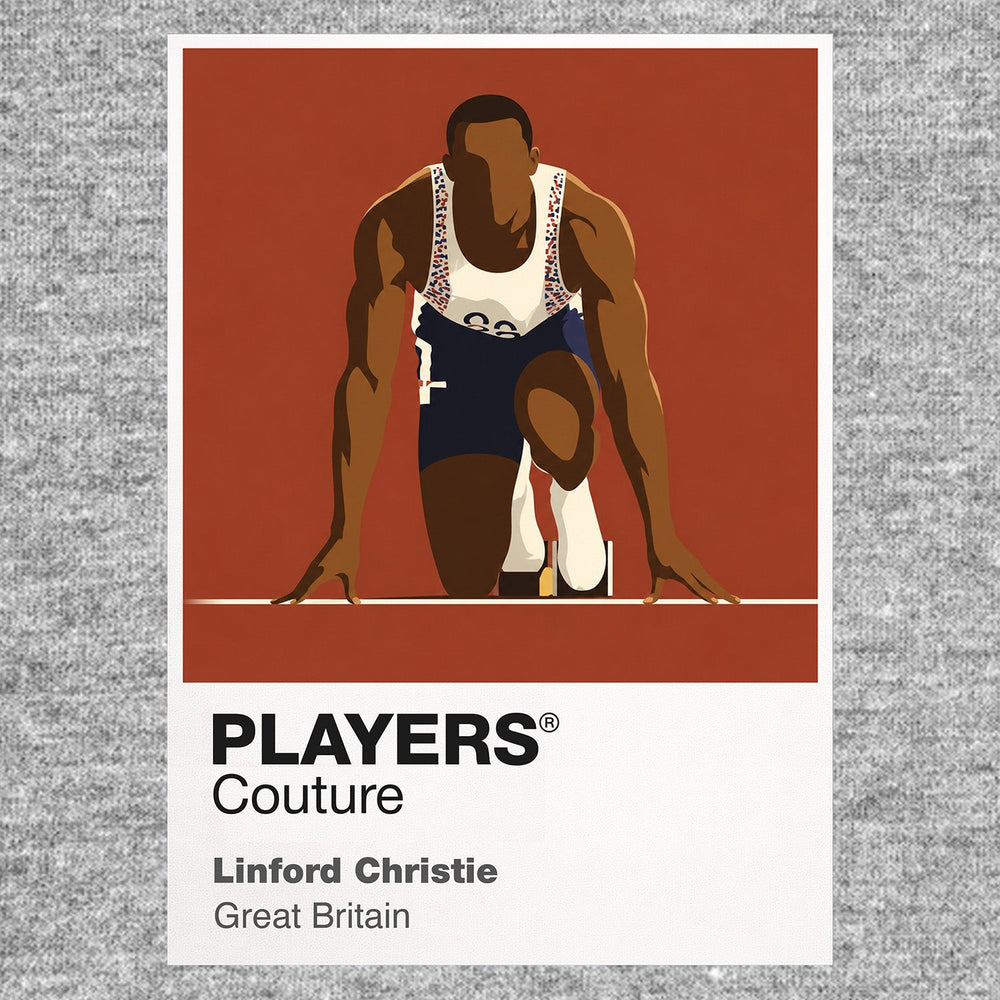 Linford Christie Olympics Icon Frame Men's T-Shirt