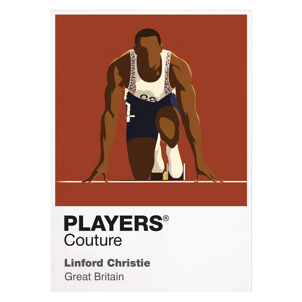 Linford Christie Olympics Icon Frame Men's T-Shirt