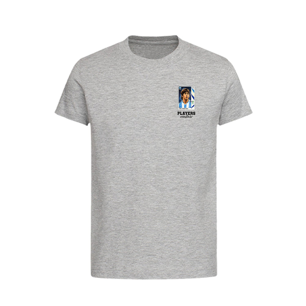 Lionel Messi World Cup Sticker Kids T-Shirt – lionel essi 2006 sticker kids grey tshirt Players Couture design