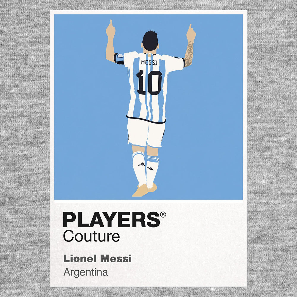Lionel Messi Players Couture Frame Gray