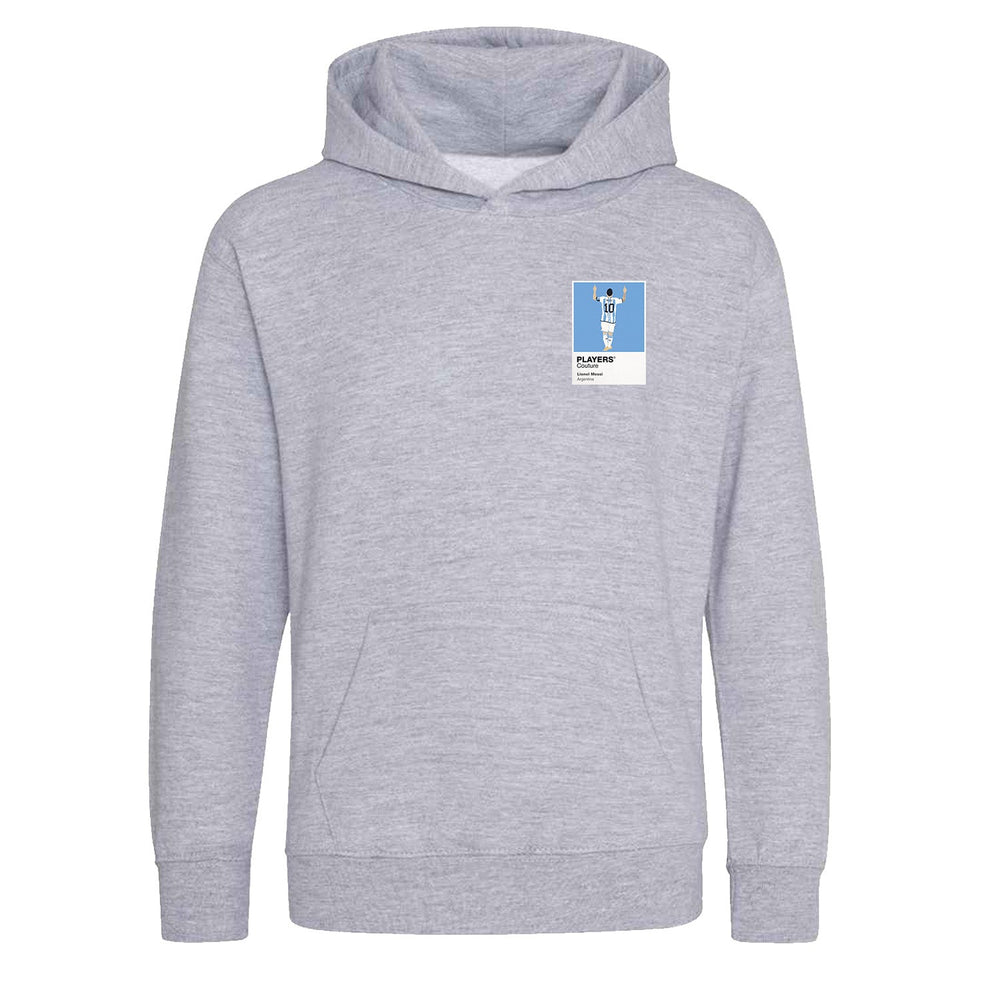 Lionel Messi Players Couture Kids Gray Hoodie