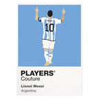 Lionel Messi Players Couture Frame White