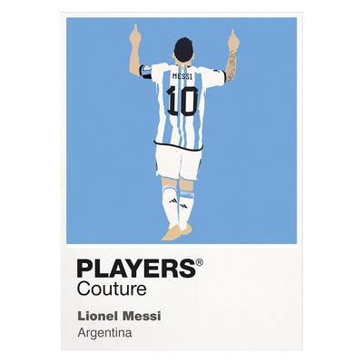 Lionel Messi Players Couture Frame White