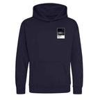 Lionel Messi Argentina Icons in Lights Frame Kids Hoodie in Navy