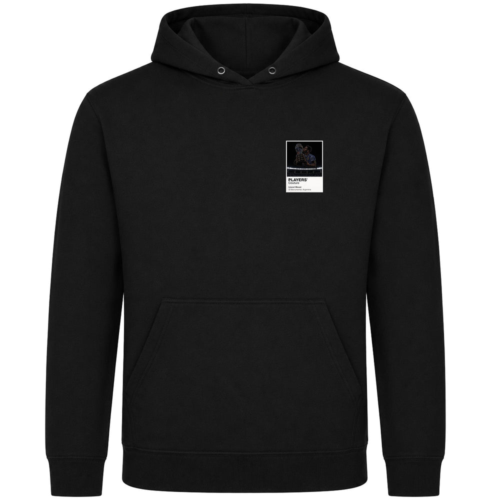 Lionel Messi Argentina Icons in Lights Frame Men's Hoodie in Black