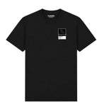 Lionel Messi Argentina Icons in Lights Frame Men's T-Shirt in Black