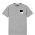 Lionel Messi Argentina Icons in Lights Frame Men's T-Shirt in Gray
