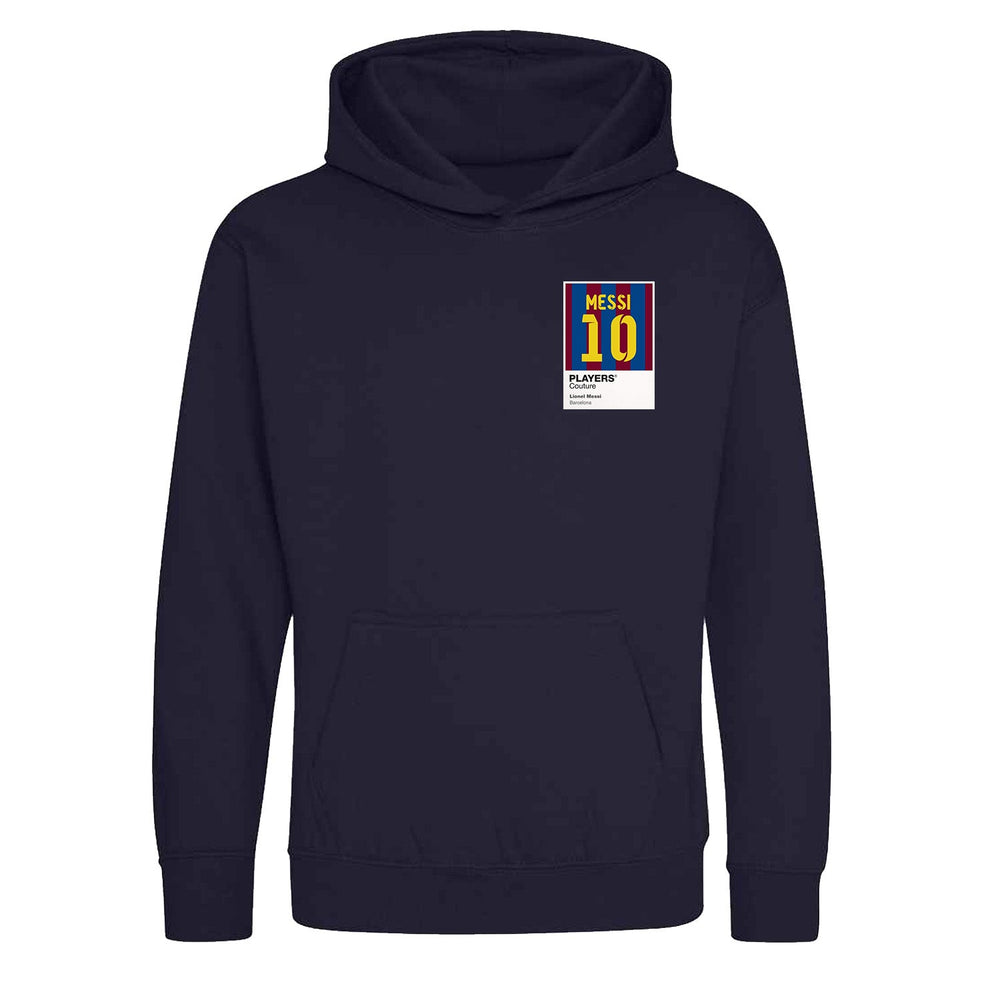 Lionel Messi Barcelona 2 Icon Frame Kids Hoodie - Navy