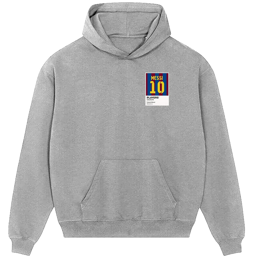 Lionel Messi Barcelona 2 Icon Frame Men's Hoodie