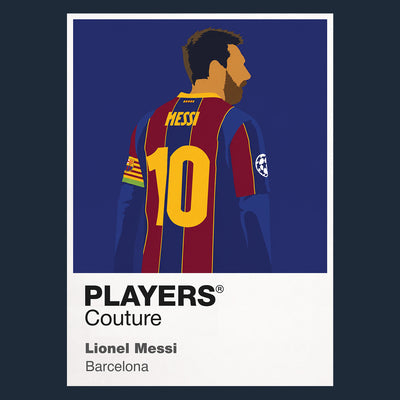 Lionel Messi Barcelona Icon Frame Men's Hoodie - Players Couture