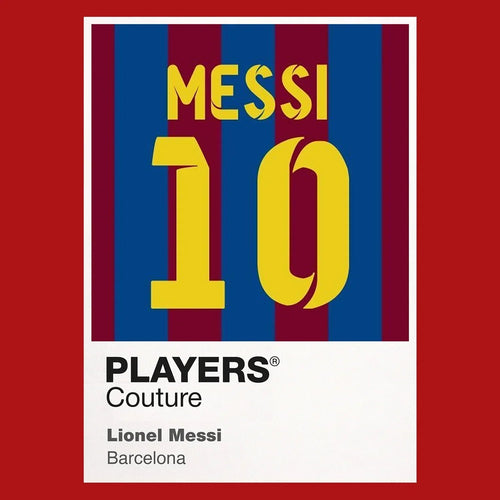 Lionel Messi Barcelona 3 Icon Frame Men's Hoodie — Red Artwork