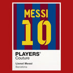 Lionel Messi Barcelona Icon Frame — Red