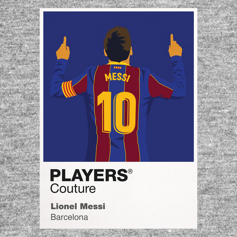 Lionel Messi Barcelona 2 Icon Frame Men's T-Shirt
